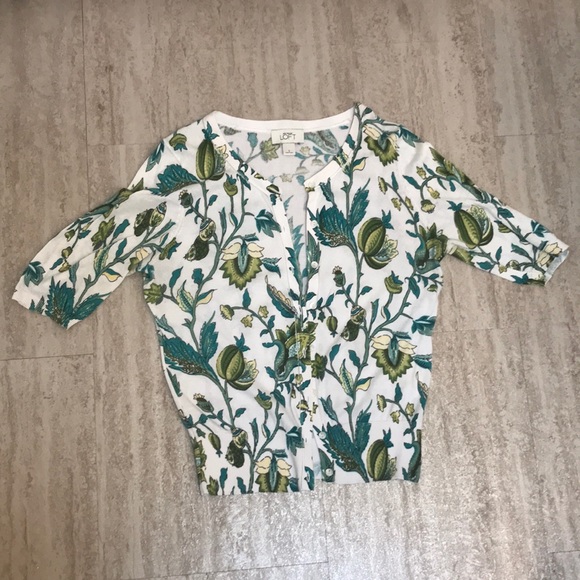 LOFT Sweaters - LOFT botanical cardigan